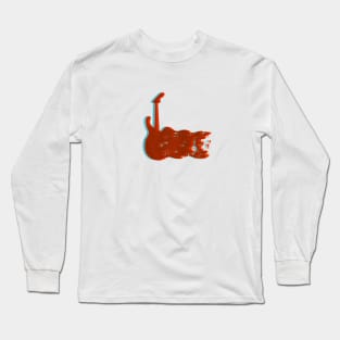 Silkscreen guitar Long Sleeve T-Shirt